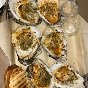 Clawdaddy charbroiled oysters