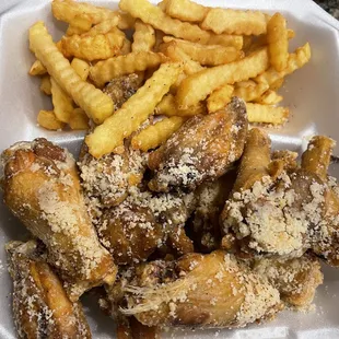 Wings and Fries