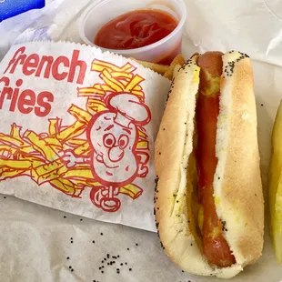 Hot Dog &amp; Fries - tasty!!
