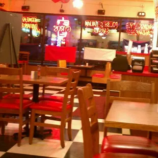 the interior of a restaurant