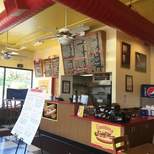 Menu at the claw! Many many items. Sandwiches galore!!