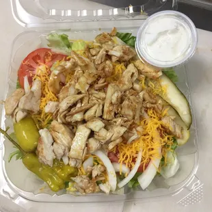 Grilled chicken salad
