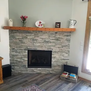 Fireplace After pic