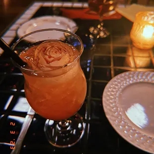 Rose water cocktail