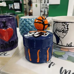 Picked up my friends finished pieces. She was impressed and I can't wait till I see ours!