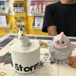 Our almost finished pieces that need to be put in the Kiln