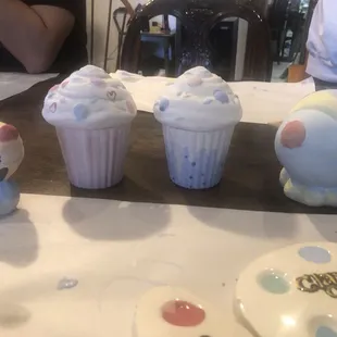 Our painting. They have to get fired before we can pick it up. Can't wait to bring them home