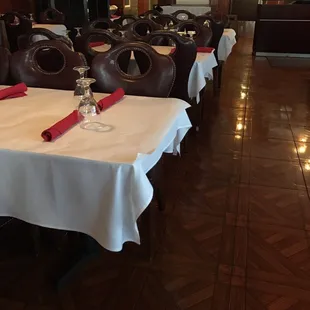 a dining room