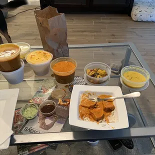 Chicken Tikka Masala, medium w/Thali