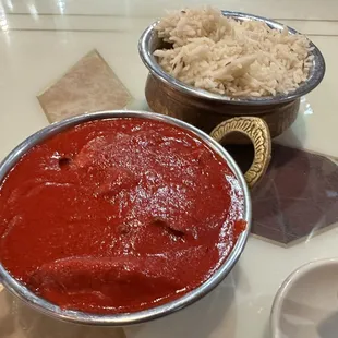 two bowls of food