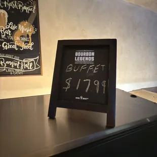 Buffet price 17.99$