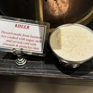 Kheer dessert at the buffet 8/31/24