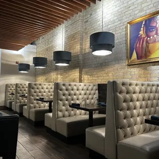 the interior of a restaurant