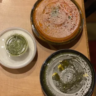 Saag Paneer and Chicken Tikka Masala