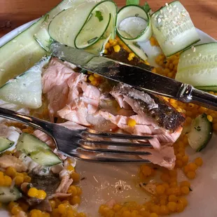 Salmon dish. Very good!