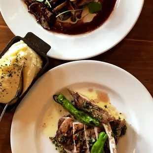 Grilled Duck Breast and Buttermilk Whipped Potatoes