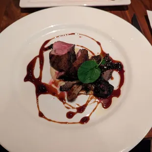 Duck breast but this is half an order