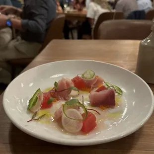 Hamachi Crudo