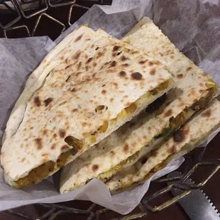 Onion &amp; Cilantro Naan