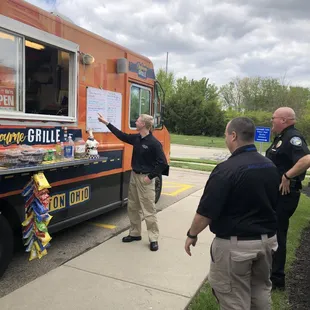 Helped by serving the police departments during Covid