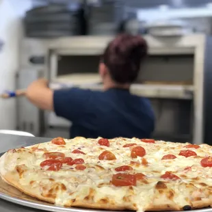 pizza, food