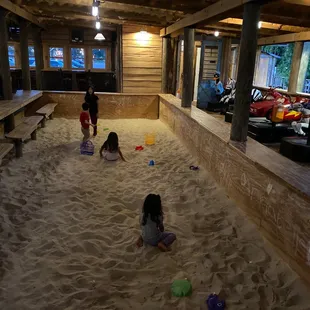 Kids sand pit