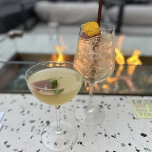 Flowers in her hair was such an amazing drink