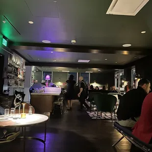 Bar and lounge area