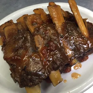 Barbecue beef ribs
