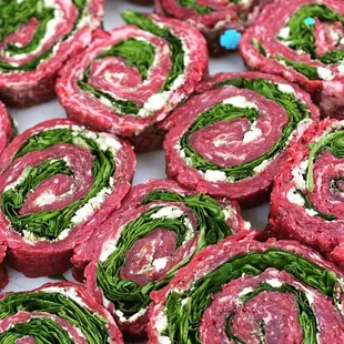 Fajita pinwheels.