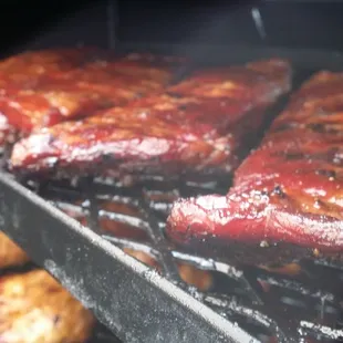 bbq ribs, ribs, food