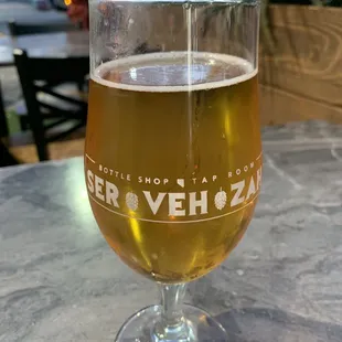 Oh, and this was very good beer  from Ser-Veh-Zah&apos;s. Look them up as well on Yelp.