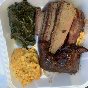 3 meat plate. Trust me, you&apos;ll get plenty to eat!