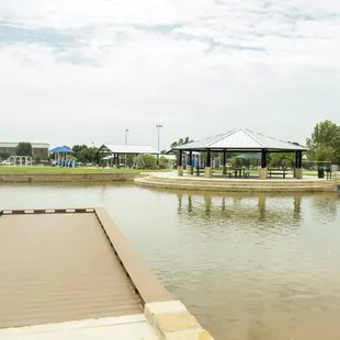 The pond is stocked for fishing and has its own dock.