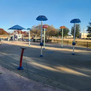 Splash pad on-site