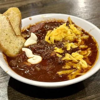 Smoked Brisket Beer Chili