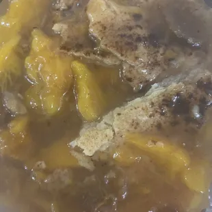 Peach cobbler