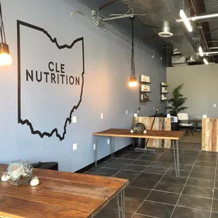 the interior of a restaurant
