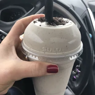 Mint Oreo shake!