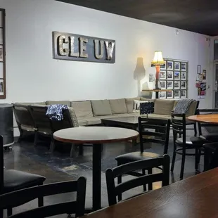 This space can be reserved for parties.