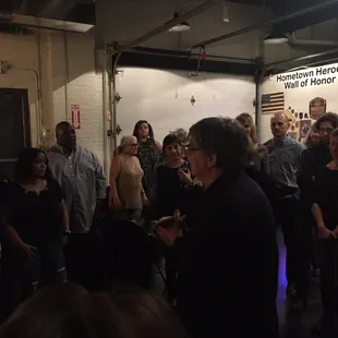 Checking out the tango lesson night! Too fun!!