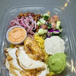 Chicken power bowl. A must order!