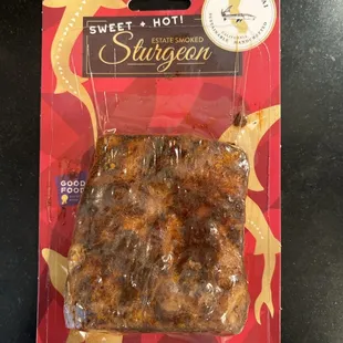 Smoked sturgeon