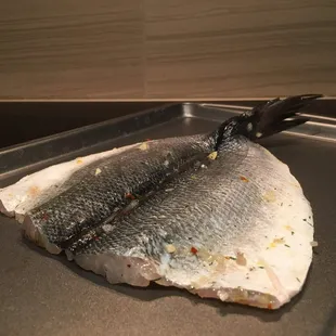 Marinated Branzino
