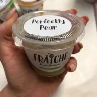 a person holding a cup of french coffee