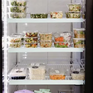 Salads and vegetarian options