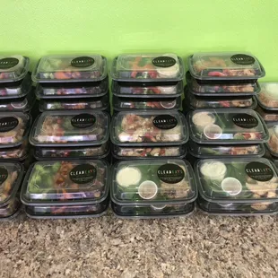 Healthy meals ready for the week.