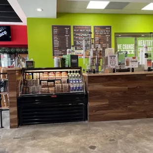 Cute clean interior, super friendly staff