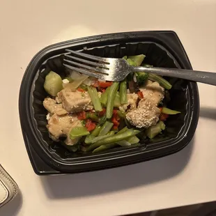 Asian Sticky Chicken meal