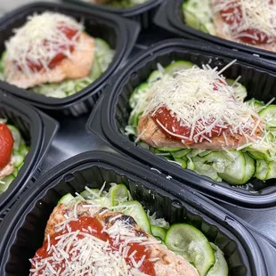 Low card chicken parmigiana